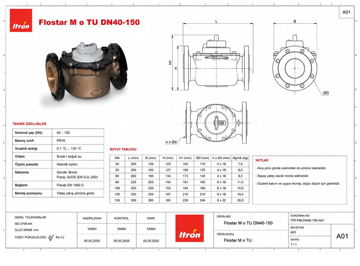 Flostar M o TU DN40-150