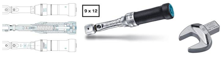 6280-1-CT + 18MM TORQUE WRENCH OPEN ENDS 