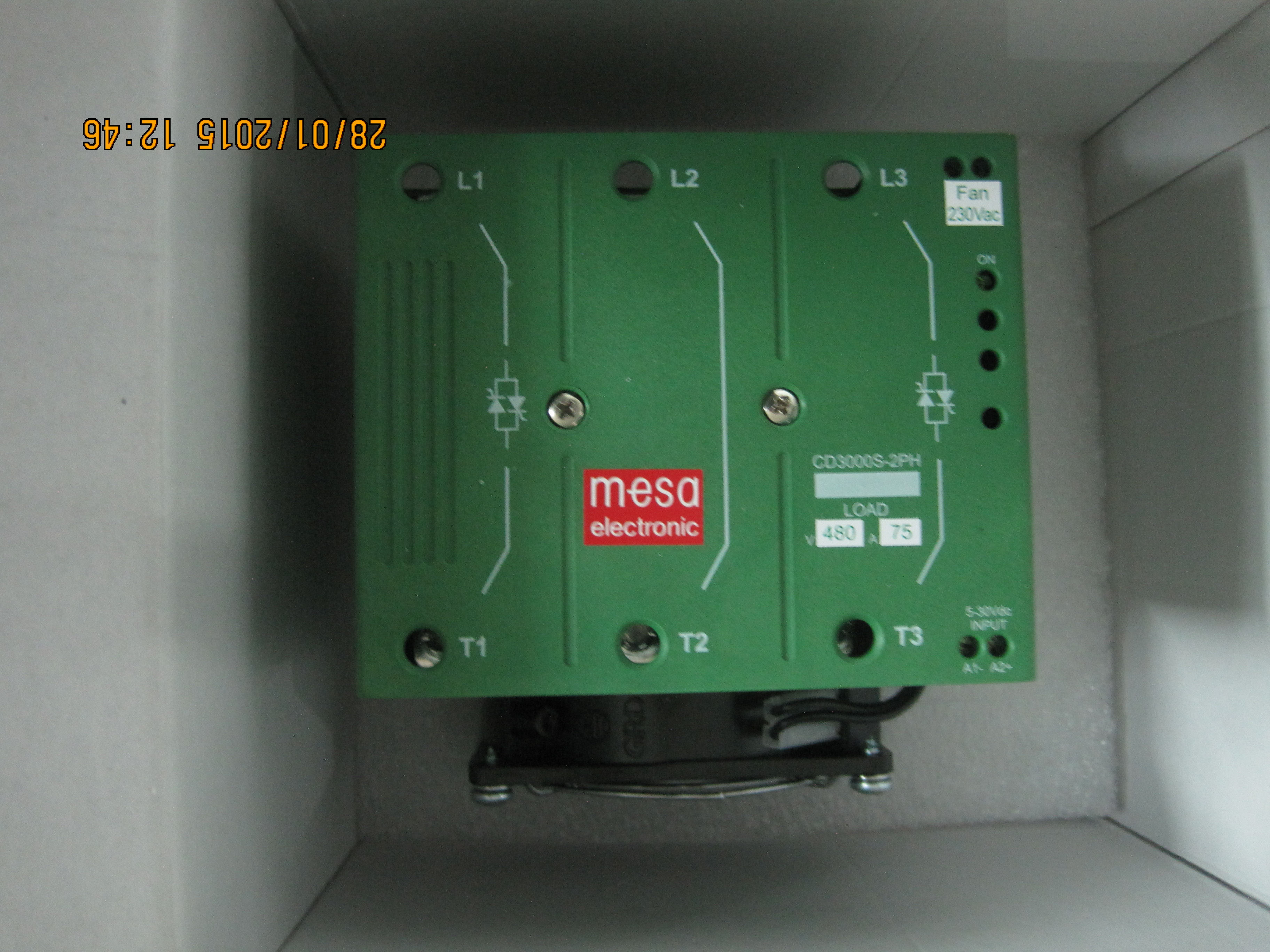 CD3000S 2PH/25A/-/480V/NO/SSR/ZC/NF/EM  old code / new code DS202540SZ000020 -  UNITA SCR CD3000S 2PH/25A/480V/NO/SSR/ZC/NF/-/-/0/EM