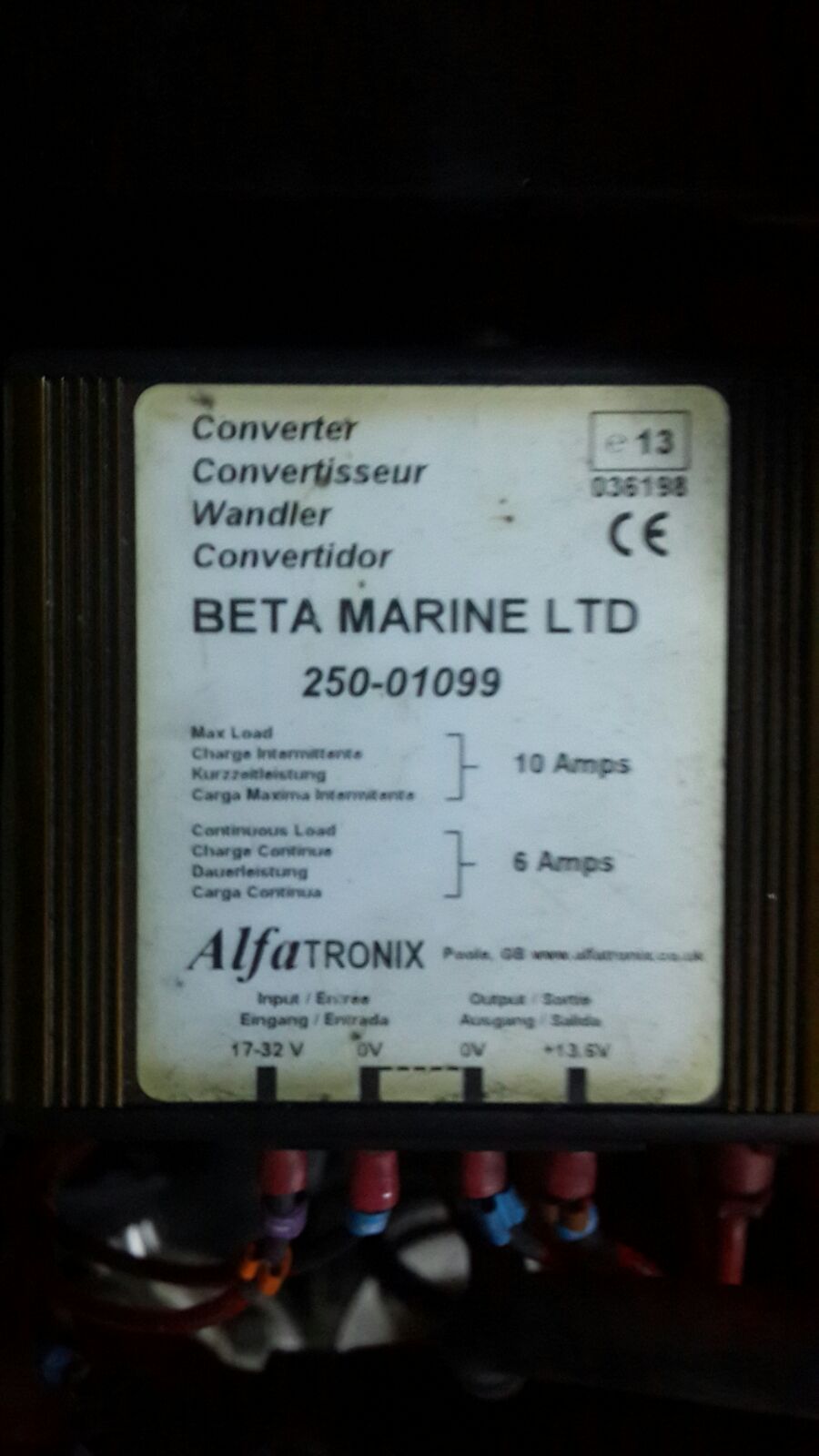 250-01099 - obsolete, replaced by PV6S-RU Ruggedised Version IP65 