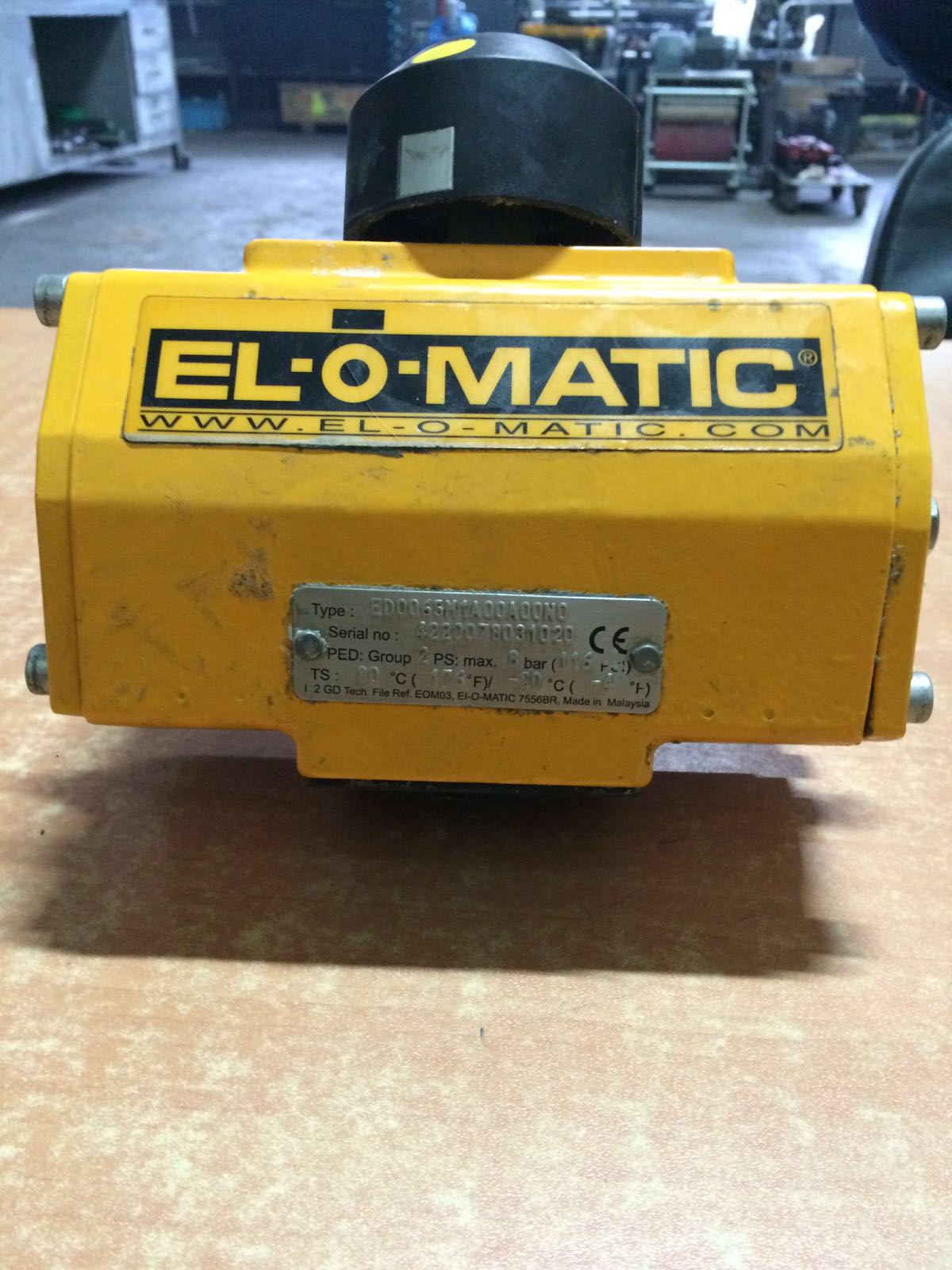 Pneumatic actuator for Type: ED0065M1A00A00N0 obsolete, replacement VA001-344-50 