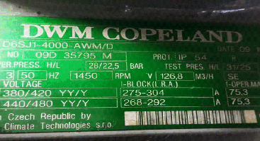  D6SJ1-4000-AWM/D replaced by 103.6110 