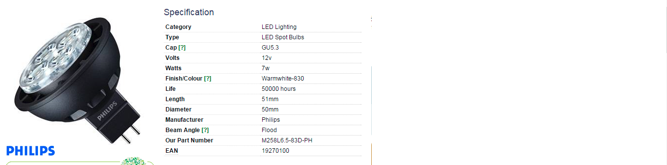 MLEDV6WGU533036-78543900 (M258L6.5-83D-PH) 